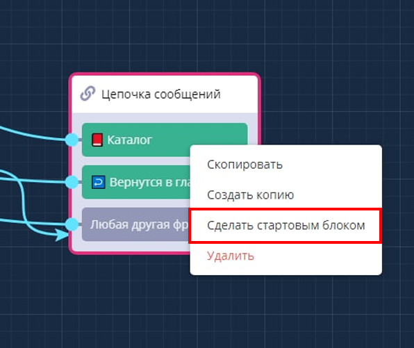 старт бота